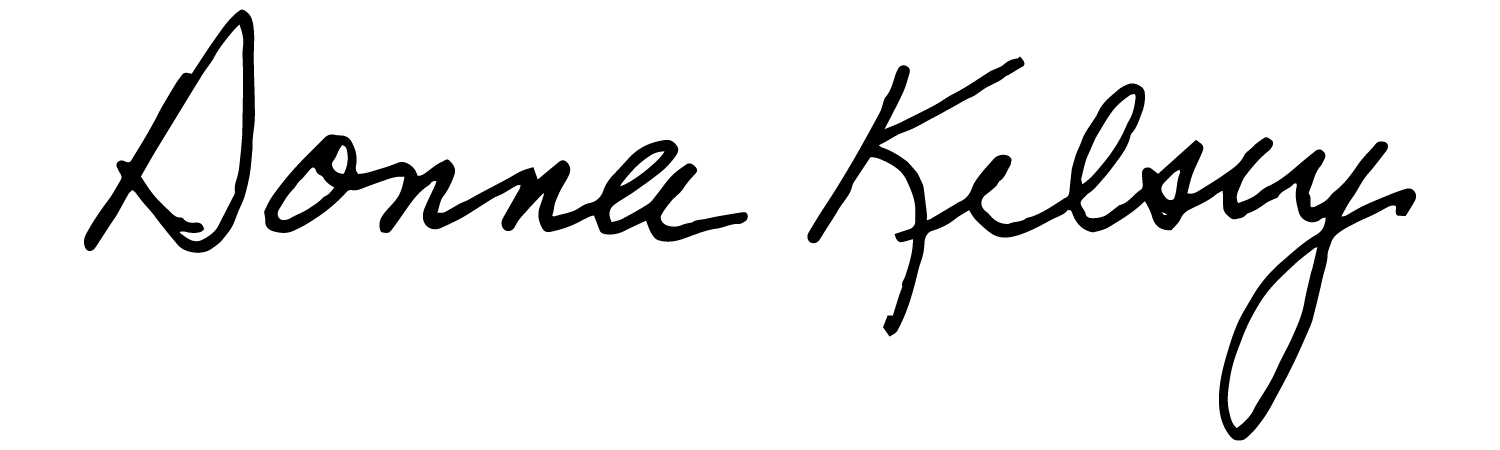 CEO Donna Kelsey's Signature