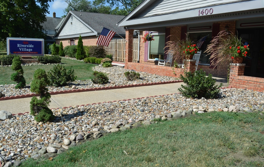 RiversideVillage Sign