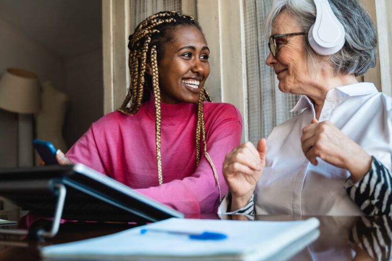 Volunteering in a Senior Care Community