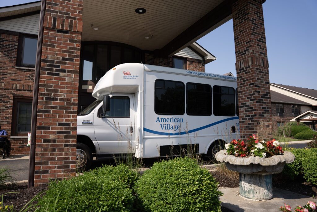 American Village Transport Bus