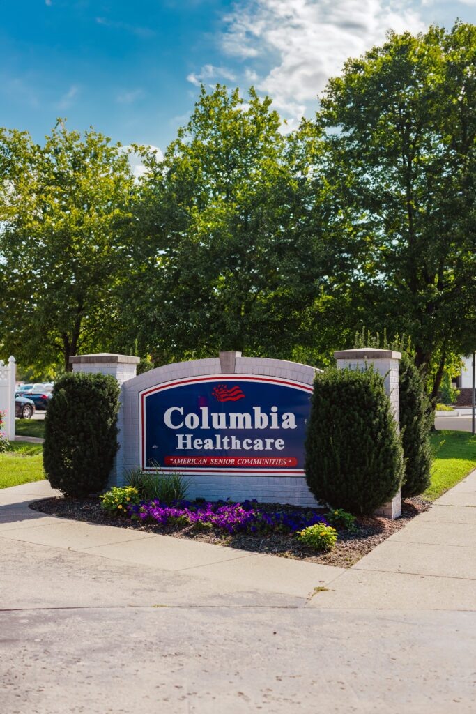 Columbia Healthcare Center Sign