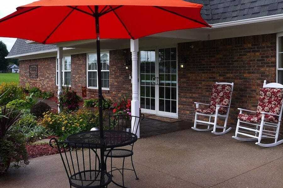 Scottsburg Patio Orange Umbrella Outdoors