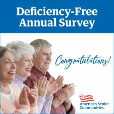 ASC Communities Awarded Deficiency-Free Rating in 2024