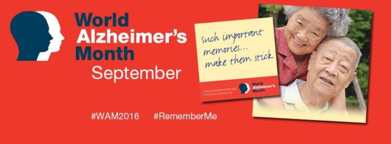 September is World Alzheimer's Month