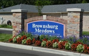 Brownsburg Meadows sign