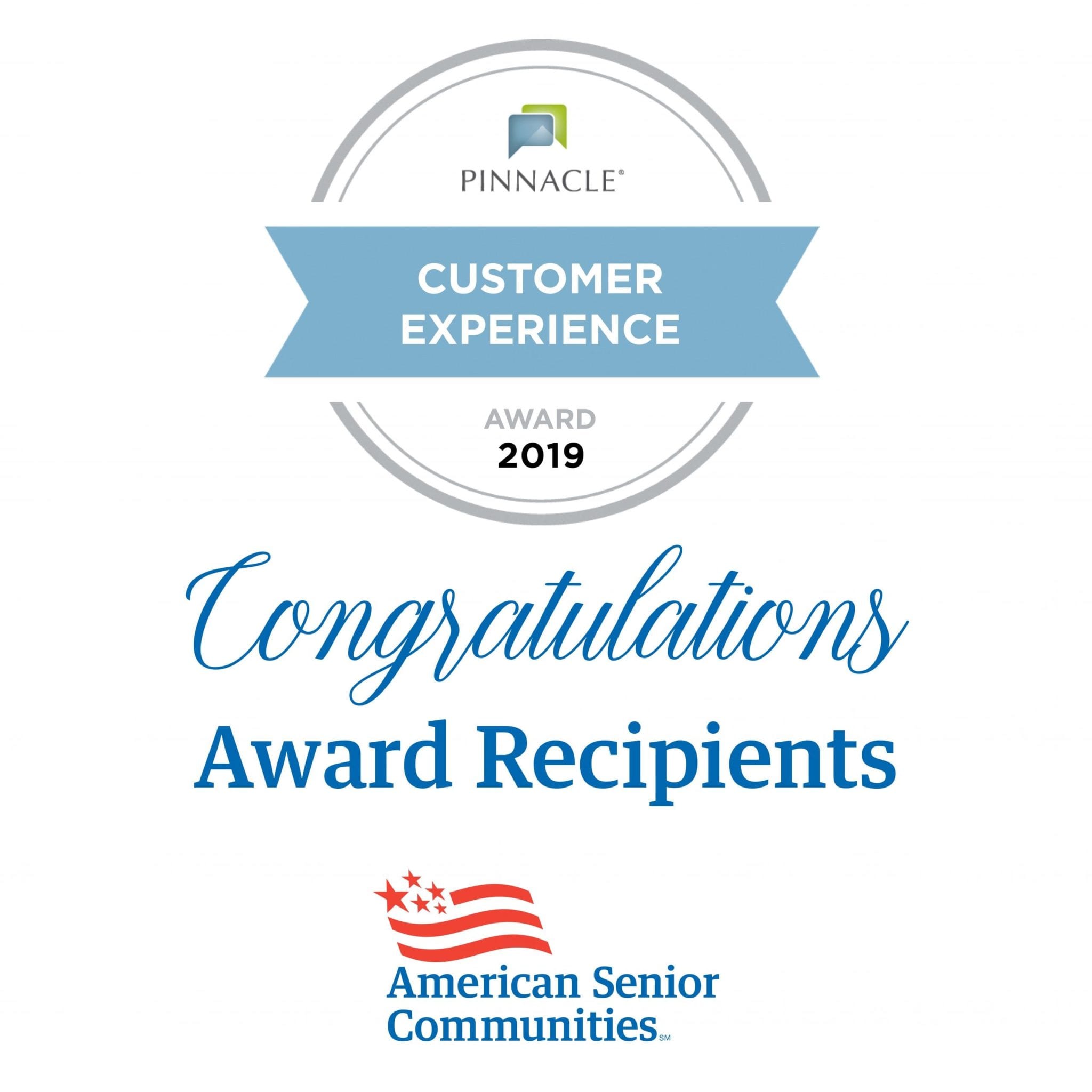 Pinnacle Customer Experience Award 2019