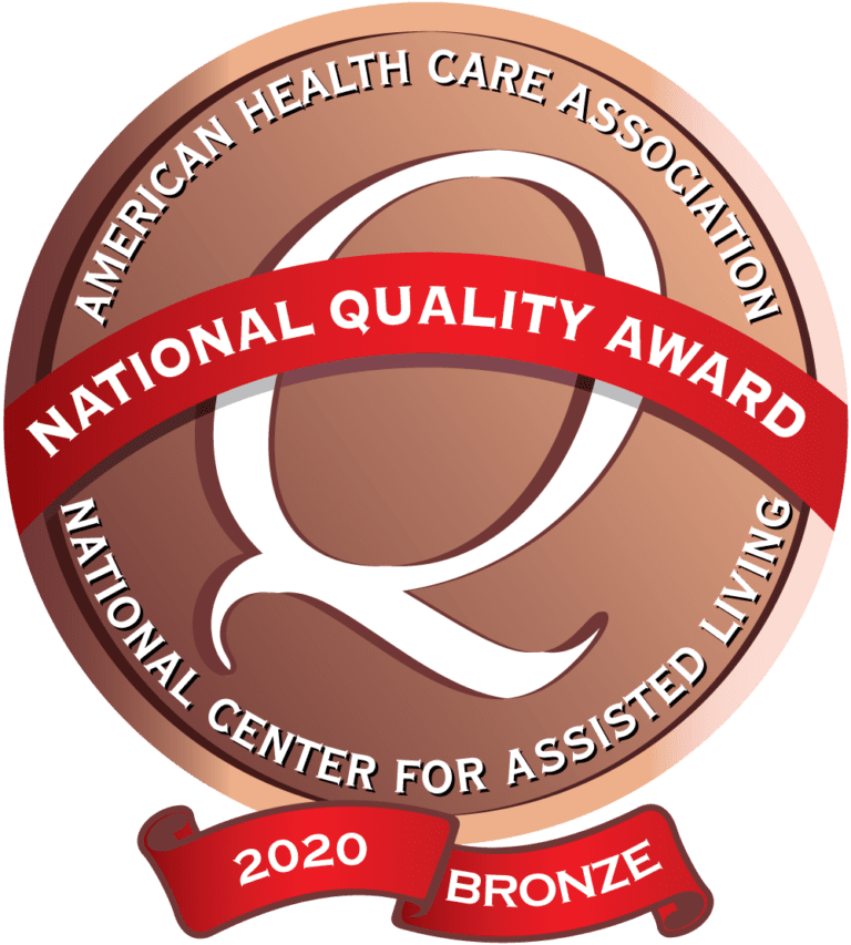 AHCA NCAL National Quality Award 2020 Bronze